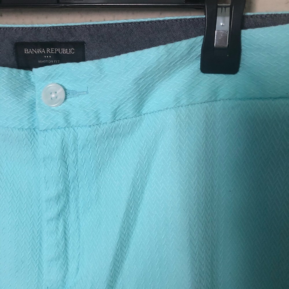 NWT BANANA REPUBLIC Hampton Fit Light Blue Pants - Picture 4 of 8